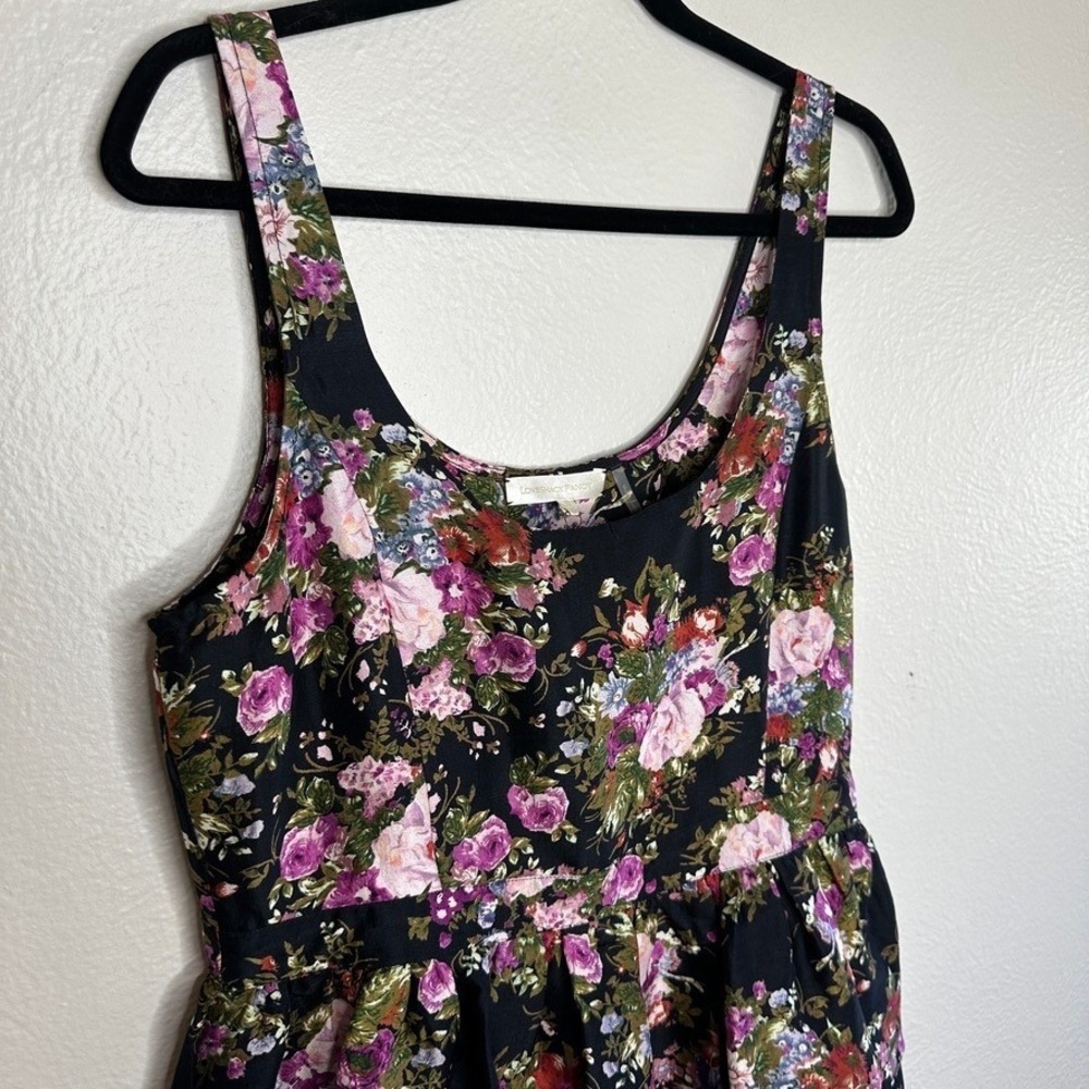 LoveShackFancy‎ Emme Mini Dress Size 12 Midnight Muse NWT 100% Silk $595 Retail - Picture 5 of 9